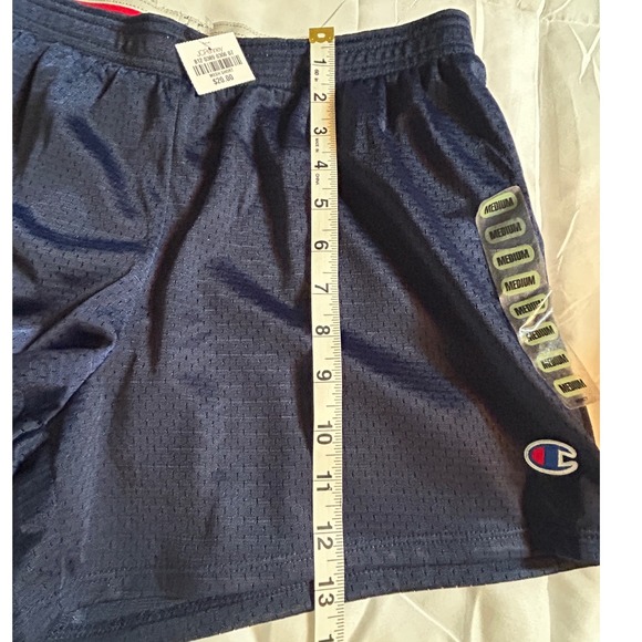 Champion Mesh Athletic Shorts Navy Blue Mens Size Medium - Picture 5 of 5
